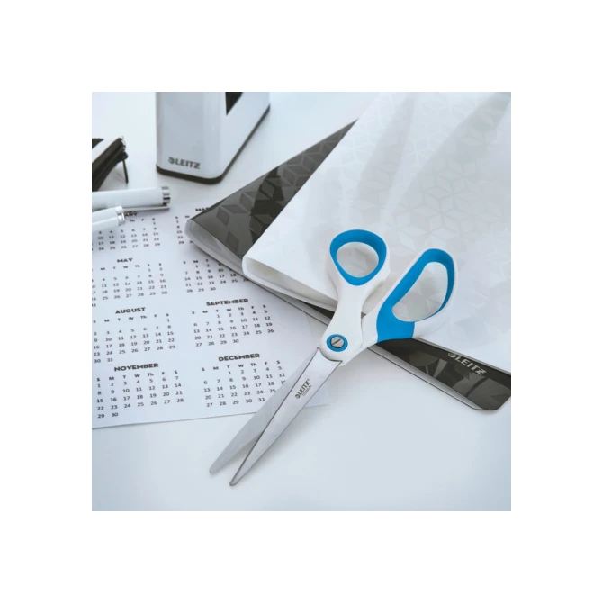 Schaar Leitz WOW 205mm titanium blauw