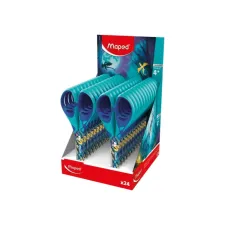 Schaar Maped Dragon 13cm display à 24 stuks blauw