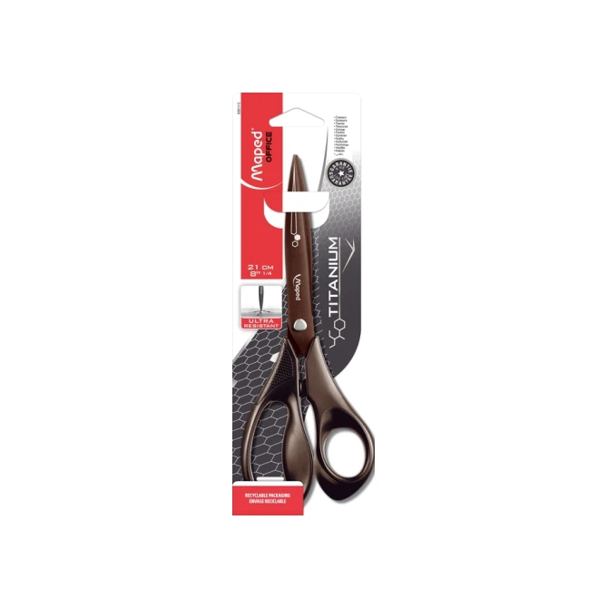 Schaar Maped Titanium 21cm zwart