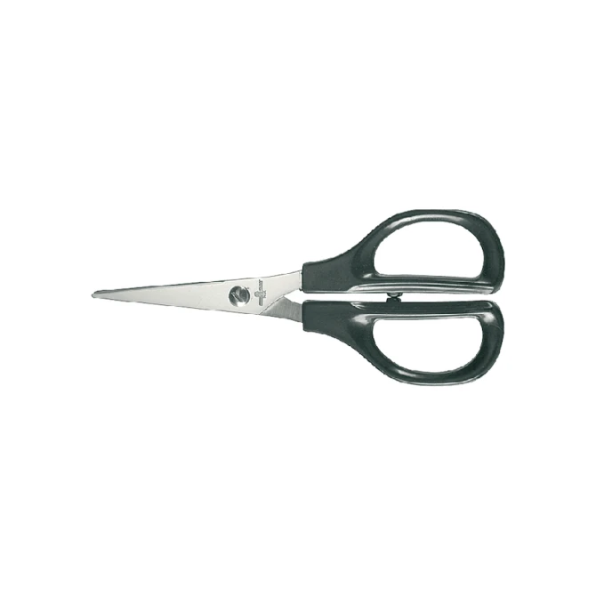 Schaar Quantore 140mm +plastic handvat zwart