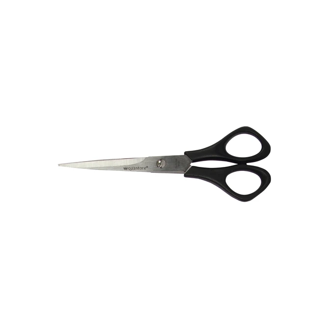 Schaar Quantore 160mm + plastic handvat zwart