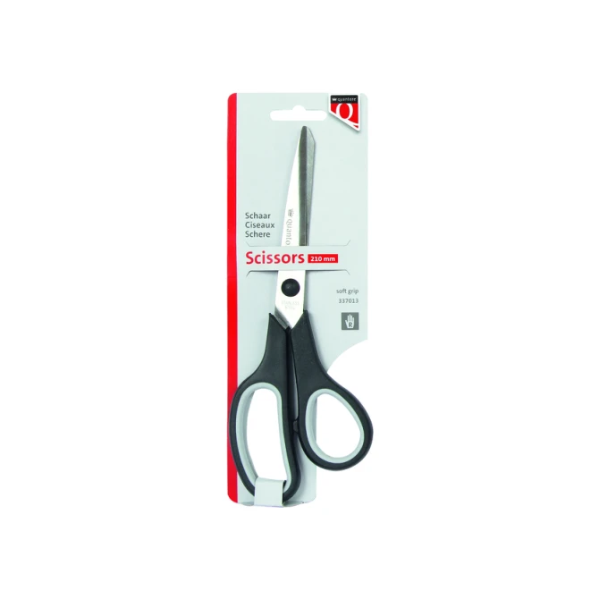 Schaar Quantore 210mm soft grip zwart
