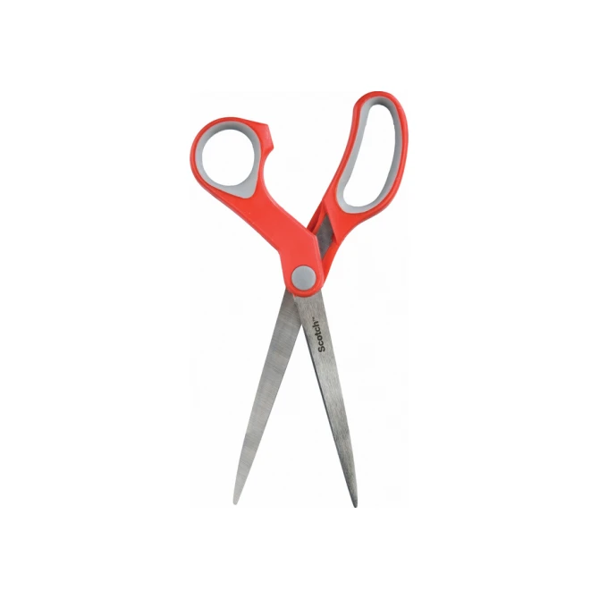 Schaar Scotch 18cm comfort rood blister