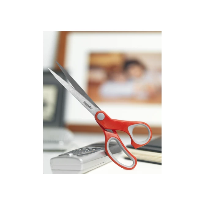 Schaar Scotch 18cm comfort rood blister