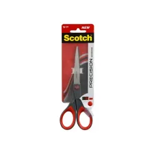 Schaar Scotch 18cm precision rood blister