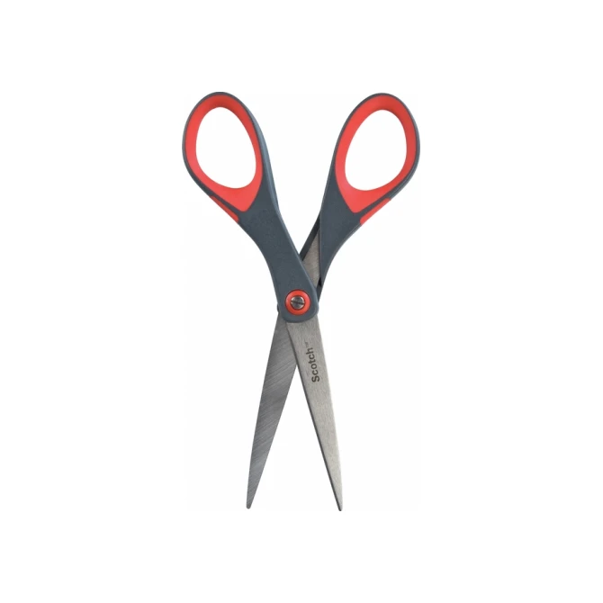 Schaar Scotch 18cm precision rood blister