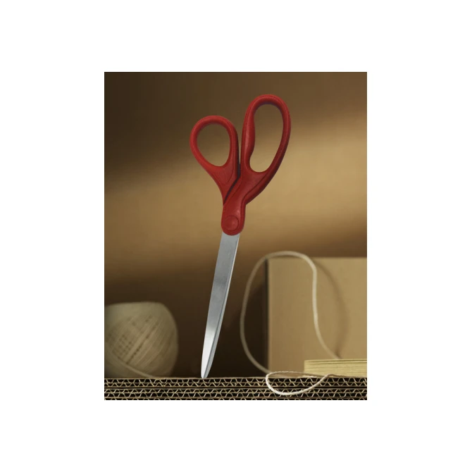 Schaar Scotch 18cm universeel rood blister