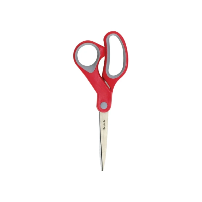 Schaar Scotch 20cm comfort rood blister