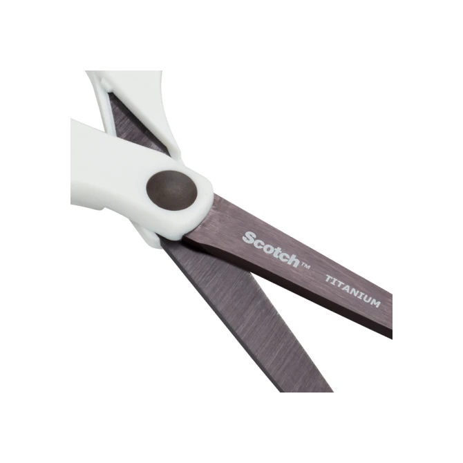 Schaar Scotch 20cm titanium met groot oog groen blister