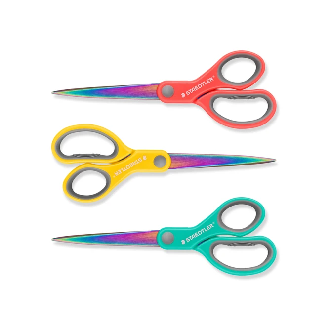 Schaar Staedtler Norix 21cm 3 kleuren assorti