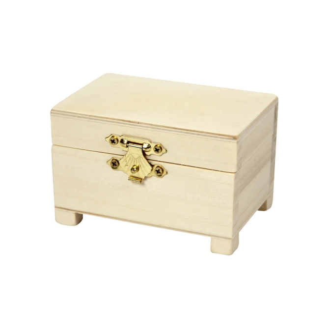 Schatkist Creativ Company 6x9x6cm hout