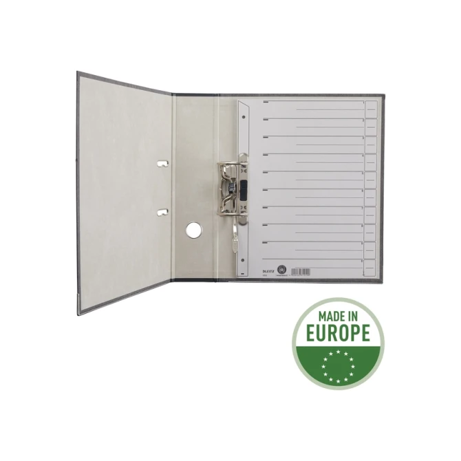 Scheidingsbladen Leitz A4 karton 200gr 6-gaats grijs 100 stuks