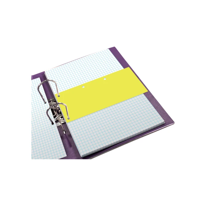 Scheidingsstrook Oxford Duo 240x105mm geel 60 stuks