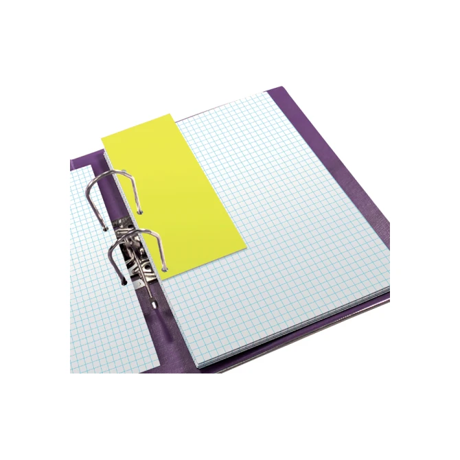 Scheidingsstrook Oxford Duo 240x105mm geel 60 stuks