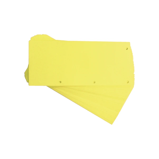Scheidingsstrook Oxford Duo 240x105mm geel 60 stuks