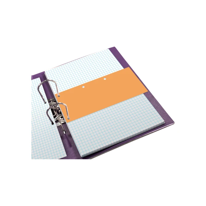 Scheidingsstrook Oxford duo 240x105mm oranje 60 stuks