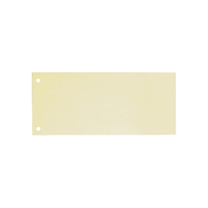 Scheidingsstrook Oxford smal 240x105mm 190gr geel 100 stuks