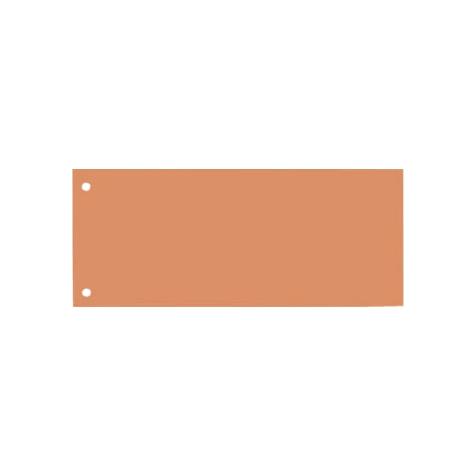 Scheidingsstrook Oxford smal 240x105mm 190gr oranje 100 stuks