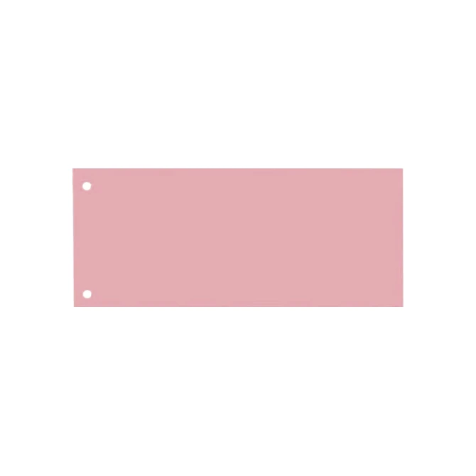 Scheidingsstrook Oxford smal 240x105mm 190gr roze 100 stuks
