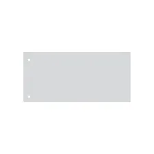 Scheidingsstrook Qbasic 225x120mm 50 stuks grijs