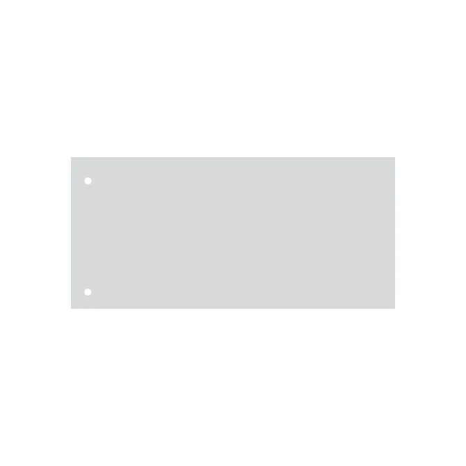 Scheidingsstrook Qbasic 225x120mm 50 stuks grijs