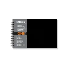 Schetsboek Canson Art Book One spiraalgebonden 160vel 100gr 216x140mm wit