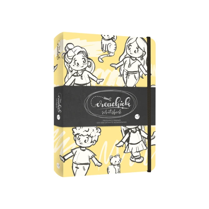Schetsboek CreaChick Yellow