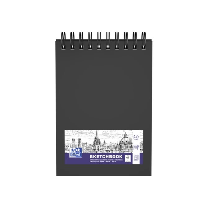 Schetsboek Oxford A5 50 vel 100 gram spiraal