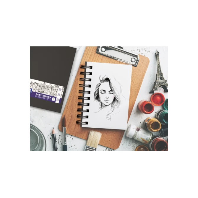 Schetsboek Oxford A6 80 vel 100 gram spiraal