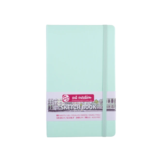 Schetsboek Talens Art Creation 80 witte vellen 140gr 130x210mm frisse munt