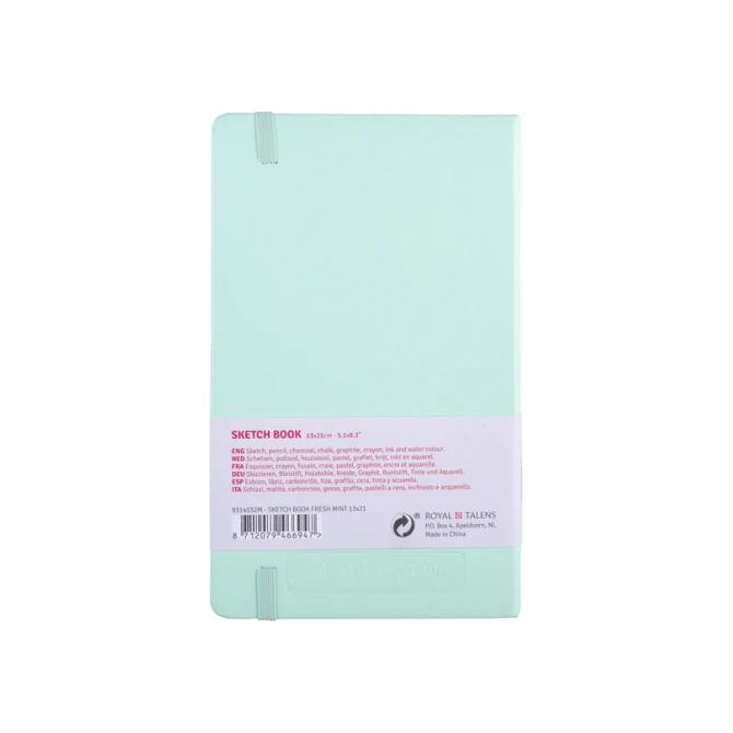 Schetsboek Talens Art Creation 80 witte vellen 140gr 130x210mm frisse munt