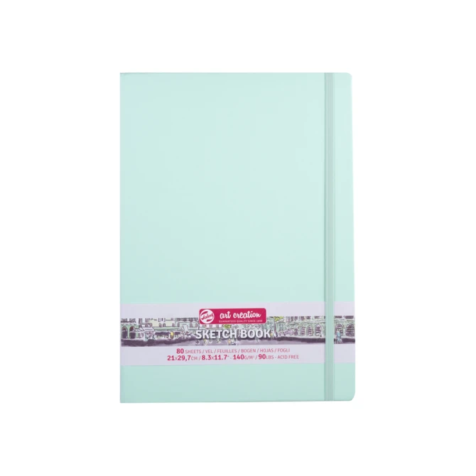Schetsboek Talens Art Creation 80 witte vellen 140gr 210x297mm frisse munt