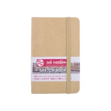 Schetsboek Talens Art Creation 80 witte vellen 140gr 90x140mm kraft