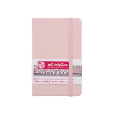 Schetsboek Talens Art Creation 80 witte vellen 140gr 90x140mm roze