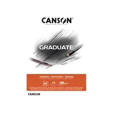 Schetspapier Canson Graduate Sketch 40vel 96gr A5 natuurlijk wit