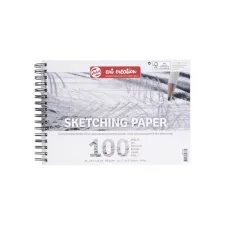 Schetspapier Talens Art Creation 100 witte vellen 90gr 297x210mm grijs