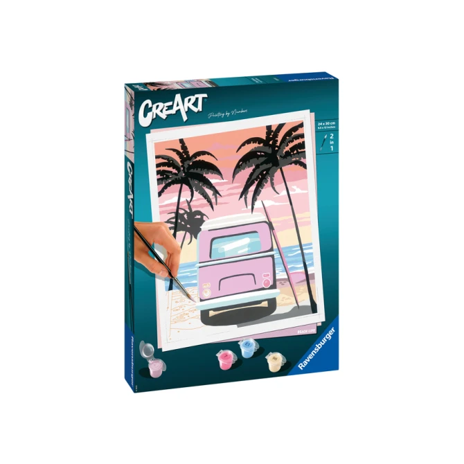 Schilderen op nummers CreArt Beach life