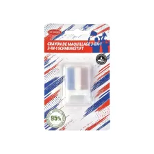 Schminkstick rood/ wit en blauw
