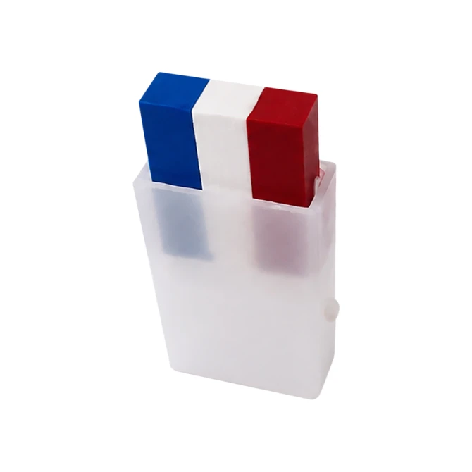 Schminkstick rood/ wit en blauw