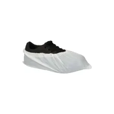 Schoenovertrek CMT 40mu geruwd maat 36-42 CPE wit 100 stuks