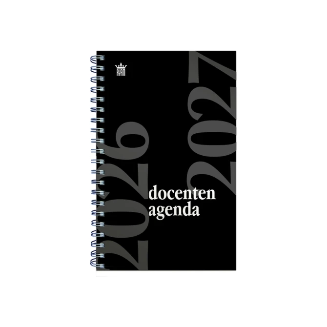 Schoolagenda 2026-2027 Ryam docenten 7dagen/2pagina's spiraal zwart