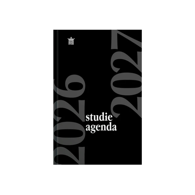 Schoolagenda 2026-2027 Ryam Studie 7dagen/2pagina's zwart