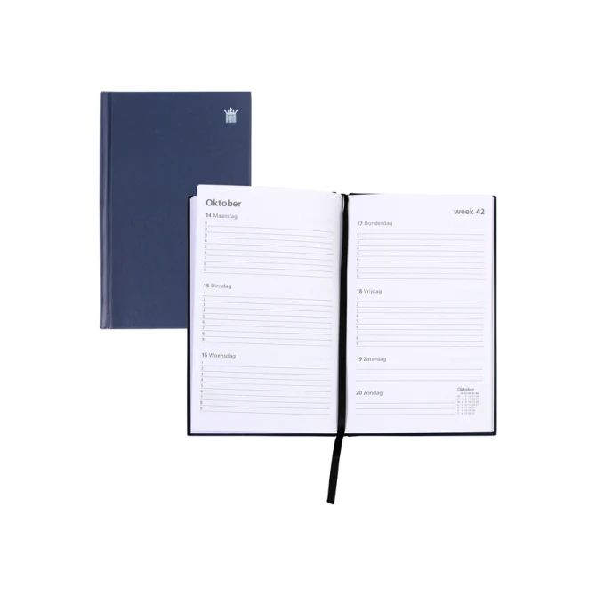 Schoolagenda 2026-2027 Ryam Studie Uni 7dagen/2pagina's donkerblauw