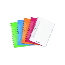 Schrift Adoc A4 lijn 144 pagina's 90gr assorti