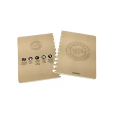 Schrift Adoc BIO A4 ruit 4x8mm 144 pagina's 90gr kraft