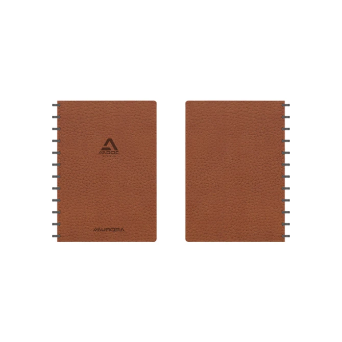 Schrift Adoc Business A4 ruit 5x5mm 144 pagina's 90gr bruin