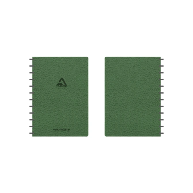 Schrift Adoc Business A4 ruit 5x5mm 144 pagina's 90gr groen