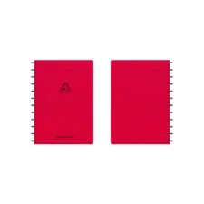 Schrift Adoc Business A4 ruit 5x5mm 144 pagina's 90gr rood