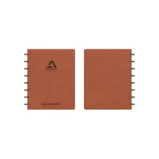 Schrift Adoc Business A5 ruit 5x5mm 144 pagina's 90gr bruin