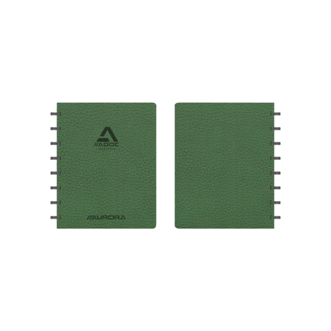 Schrift Adoc Business A5 ruit 5x5mm 144 pagina's 90gr groen